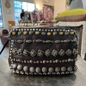 Studded Campomaggi Bag in Moro